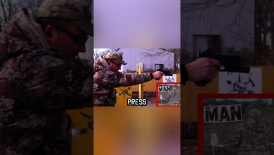 Green Beret Teaches Switching Hands Shooting Drill #shorts #specialforces #military #tips