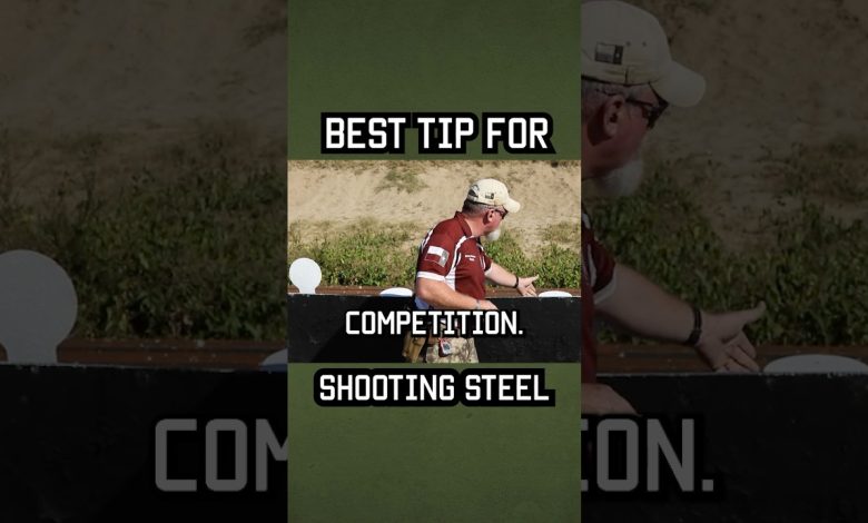Best Tip for Shooting Steel Targets #training #lawenforcement #military #shorts #tips