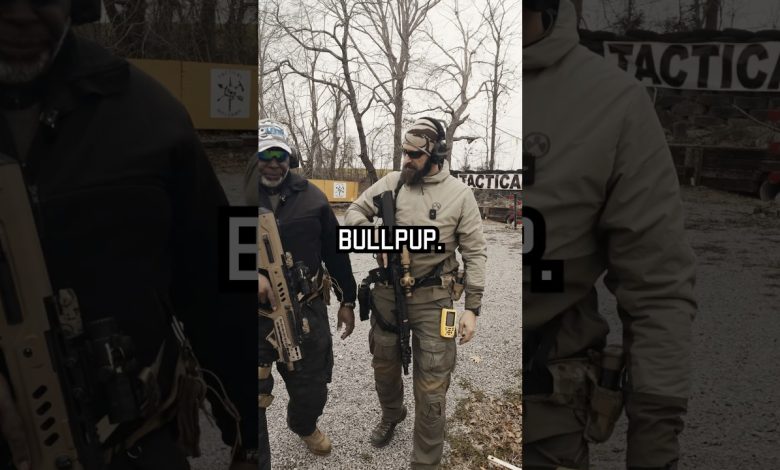 AR vs. BULLPUP- what’s better? #shorts #military #military #lawenforcement #gear