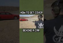 How To Get Cover Behind A Car #military #lawenforcement #selfdefense #tips #shorts