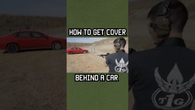 How To Get Cover Behind A Car #military #lawenforcement #selfdefense #tips #shorts