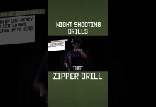 How To Do The “Zipper Drill” AT NIGHT #training #military #lawenforcement #shorts  #tips
