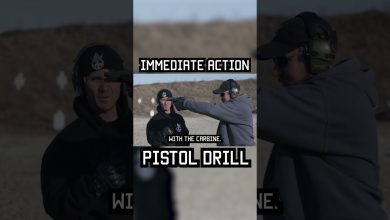 Immediate Action Pistol Drill #training  #militaryeverything #military #army #tips