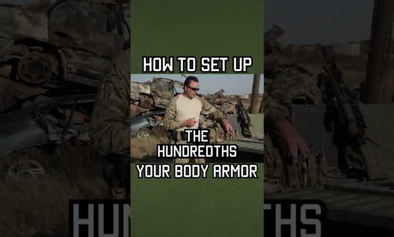Here’s HOW TO SET UP YOUR BODY ARMOR  #military #militaryeverything #army #tips #training
