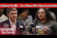 He Blamed The NRA… Then A Woman With A 9mm Corrected Him