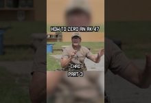 HOW TO ZERO AN AK47 PART 3  #military  #army  #tips  #airsoftcqb  #training