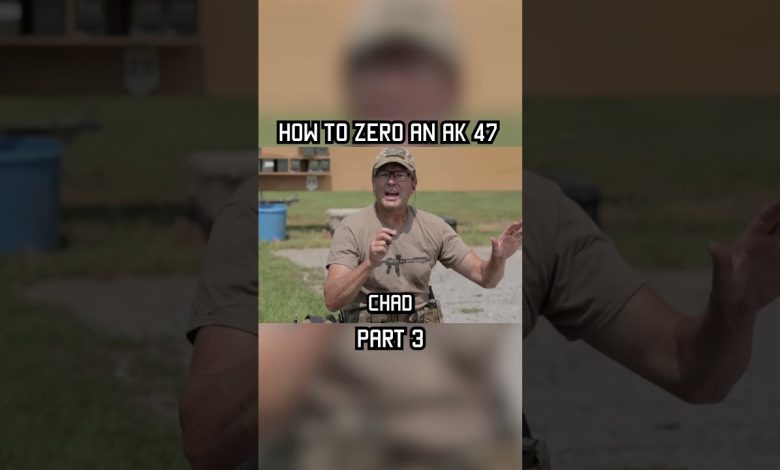 HOW TO ZERO AN AK47 PART 3  #military  #army  #tips  #airsoftcqb  #training