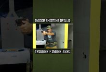 Indoor Shooting Drill: Trigger Finger Zero #training #shorts #military #lawenforcement #tactics