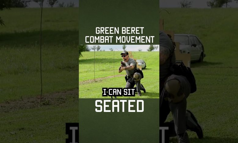 Green Beret Combat Movement: Seated #military #militaryeverything #army #tips #specialforces