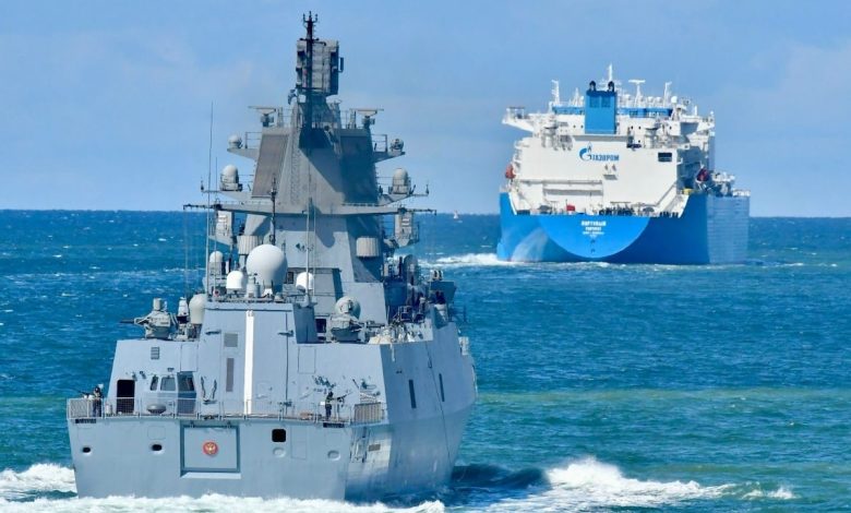 Russian frigate fires flares towards Danish military helicopter