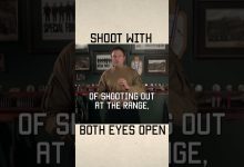 Why you should shoot with both eyes open  #shorts #training #tacticalrifleman #tips