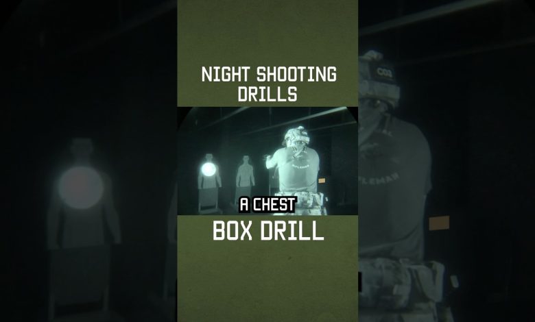 Night Shooting Drill: Box Drill #military #nightvision #shorts #gear #training