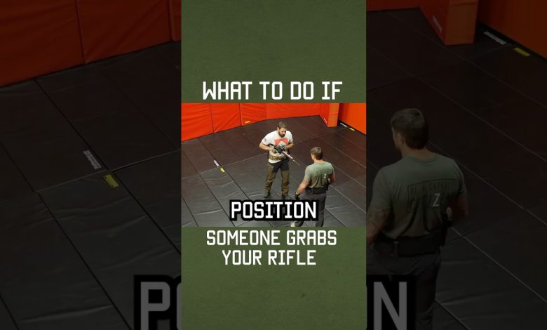 Do this if someone grabs your rifle #selfdefense #shorts #tips #military #lawenforcement