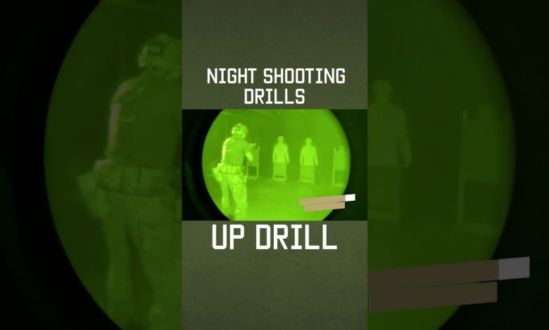 Night Shooting Drills to try: Up Drill #military #militaryeverything #tips #airsoftcqb #shorts