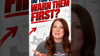 DO you have to warn them FIRST?