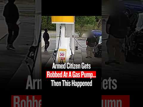 A Masked Robber Walked Up On A Man Pumping Gas… Then Saw The Gun