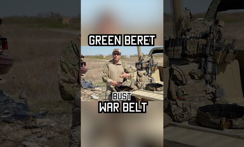 What’s in a Green Beret War Belt? #gear #specialforces #greenberet