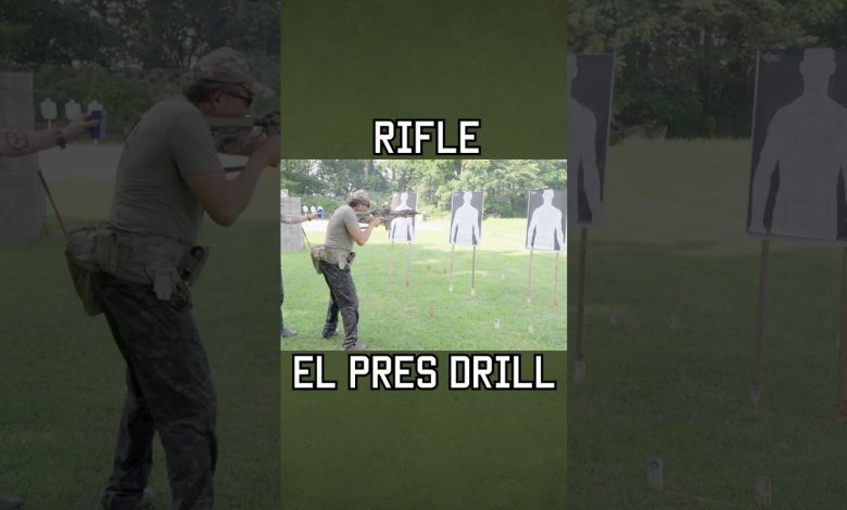 Rifle El Pres Drill #military #training #shorts