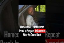 Homeowner Holds Repeat Break-In Suspect At Gunpoint After He Came Back