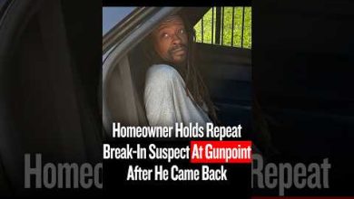 Homeowner Holds Repeat Break-In Suspect At Gunpoint After He Came Back