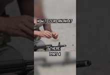 HOW TO ZERO AN AK47 PART 4  #military #militaryeverything #tips #army #training