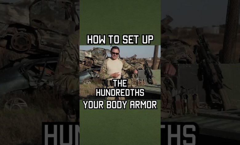 How To Set Up Your BODY ARMOR #specialforces #greenberet #army #training #military
