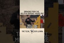 Drawing from the holster against a live assailant  #reel #defense #tacticalrifleman