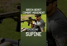 Green Beret “Supine” Combat Position #military #specialforces #shorts #training #tips