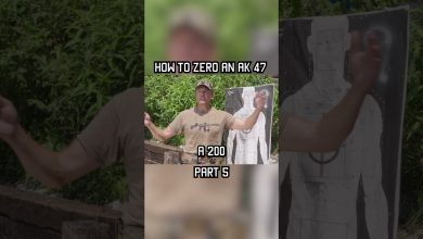 HOW TO ZERO AN AK47 PART 5  #militaryeverything #military #tips #army #training