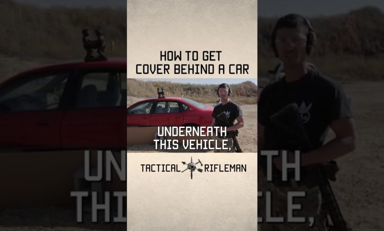 How to get cover behind a car  #tacticalrifleman #military #car  #militaryeverything  #tips