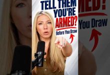 SHOULD YOU TELL THEM YOU’RE ARMED?