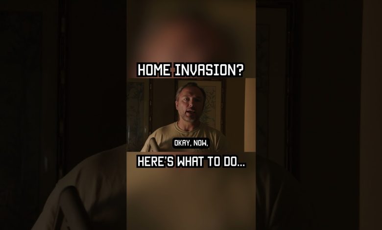 What To Do In A Home Invasion #selfdefense #home #shorts #training #tips