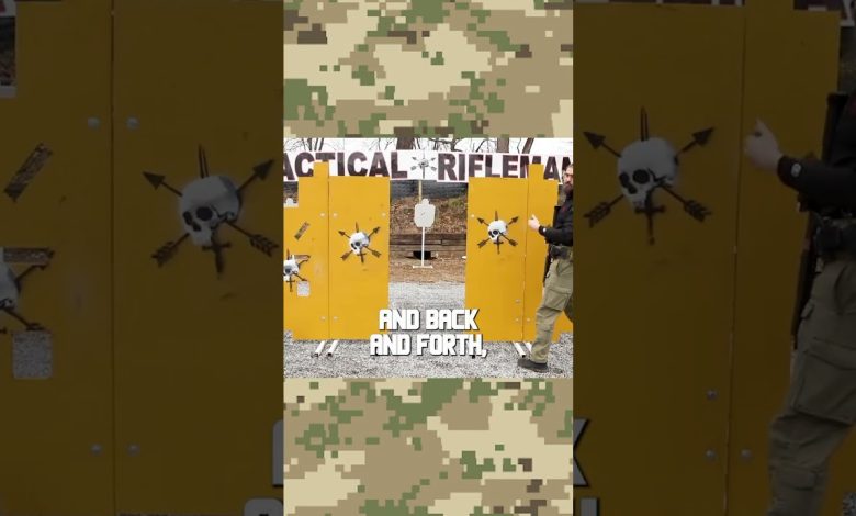HOW TO SWEEP A DOORWAY #tactics #training #military #shorts