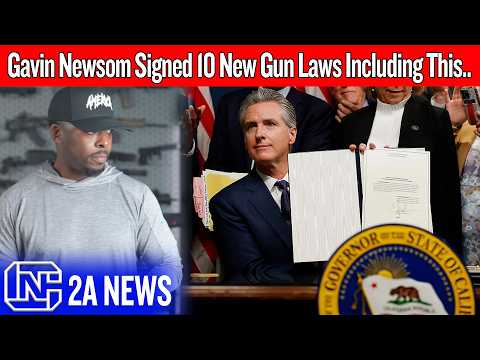 Gavin Newsom Signed 10 New Gun Laws… Including Software That Doesn’t Exist Yet