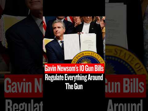 Gavin Newsom Signed 10 New Gun Laws… Including Software That Doesn’t Exist Yet
