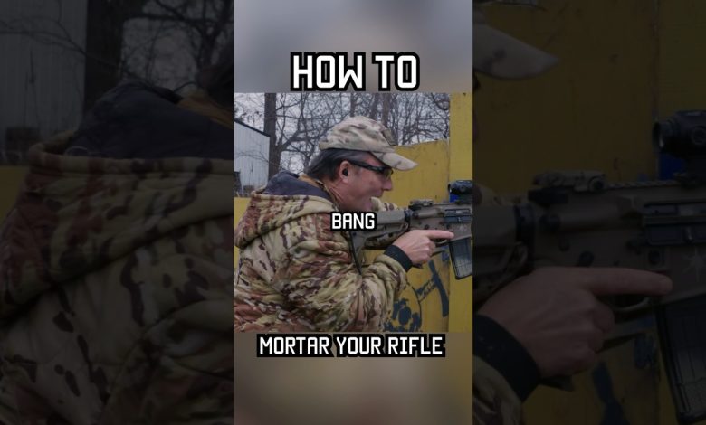 How To “Mortar” Your Rifle #military #militaryeverything #army #marines #navy