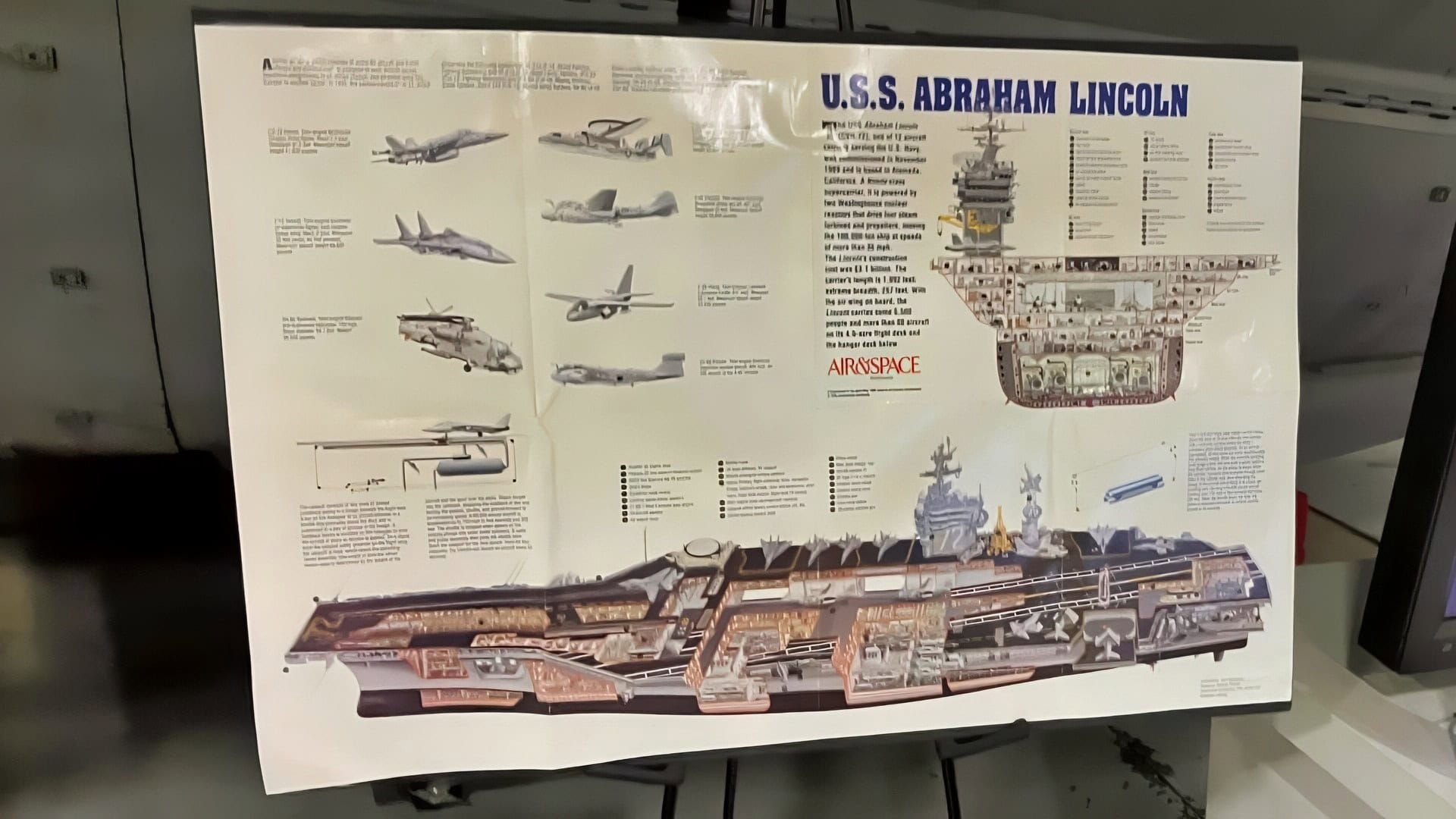 Aviation Museum of Kentucky USS Abraham Lincoln Carrier Photo