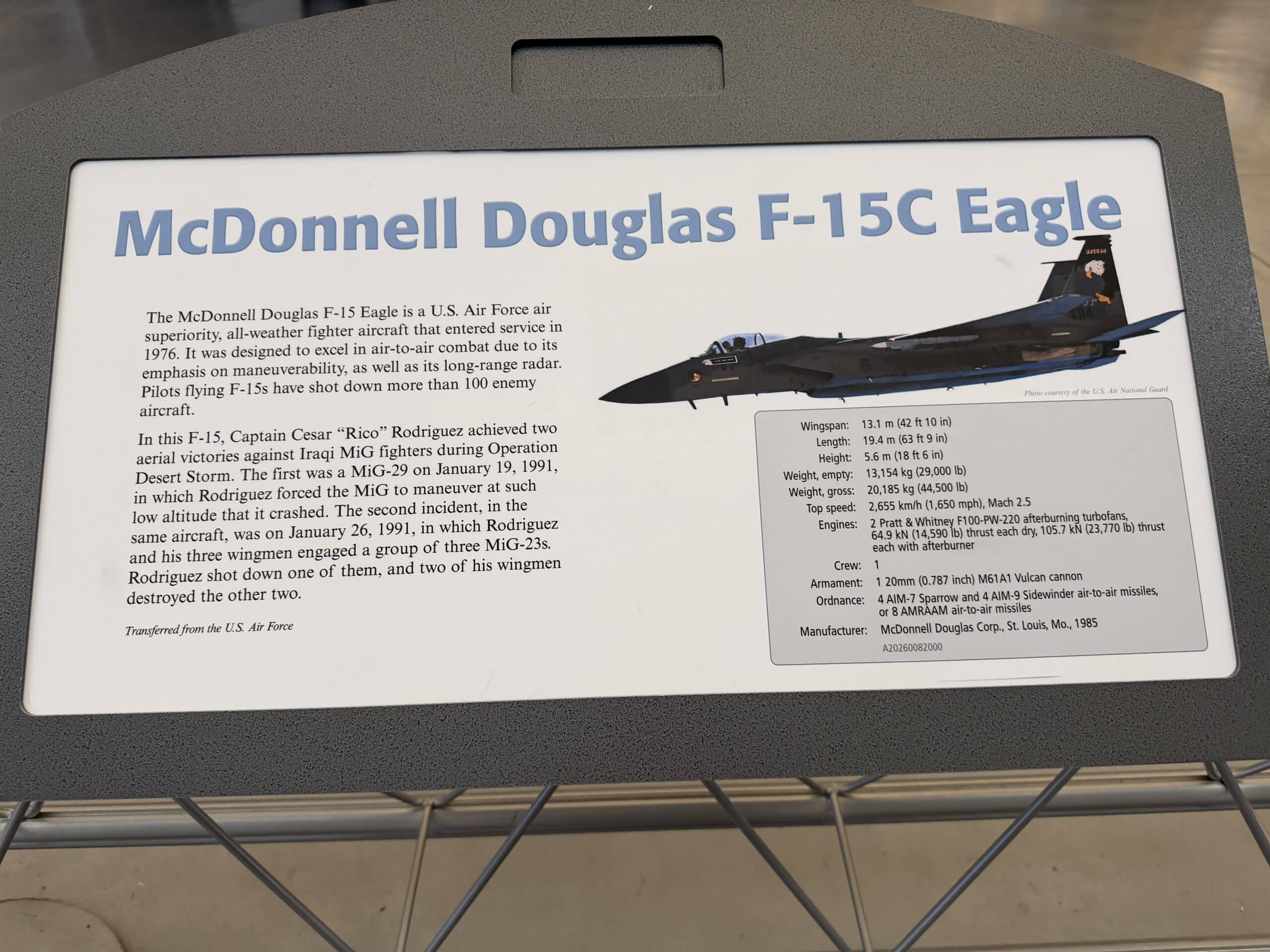F-15C Smithsonian 19FortyFive Photo