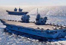 The 65,000-Ton HMS Queen Elizabeth and HMS Prince of Wales Are the Largest Aircraft Carriers the Royal Navy Ever Built. Neither Has a Catapult, Which Limits Both Ships to 1 Aircraft: The F-35B