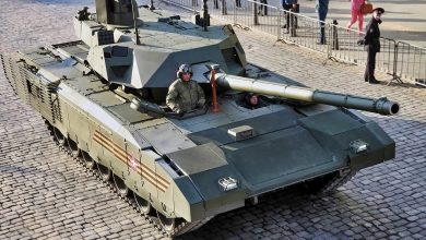 A tank with an unmanned turret and an armored crew capsule was shown off in 2015, kept out of its own country’s war because cheap drones might kill it, and is now being redrawn around a 152mm gun with 40 rounds, 24 in the autoloader, and a drone on a tether