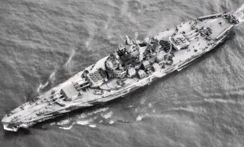 45,000-Ton US Navy Battleship USS Alabama Was Towed Through the Panama Canal With 11 Inches of Clearance on Each Side. She Carried 9 16-Inch Guns Firing 2,700-Pound Shells, Earned 9 Battle Stars Across the Pacific, and Never Lost a Sailor to Enemy Fire.
