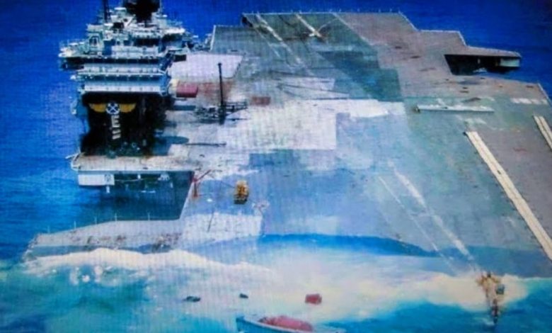 It Took the US Navy 4 Weeks to Deliberately Sink Its Own Aircraft Carrier USS America in 2005. Iran Does Not Need to Sink a Carrier — It Only Needs to Stop 1 From Launching Aircraft.