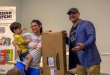 Marine Creates Kids’ Fitness Game After Toys for Tots Assignment