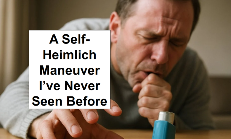 A Self-Heimlich Maneuver I’ve Never Seen Before – reThinkSurvival.com