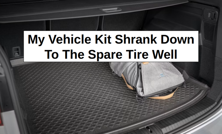 My Vehicle Kit Shrank Down to The Spare Tire Well – reThinkSurvival.com