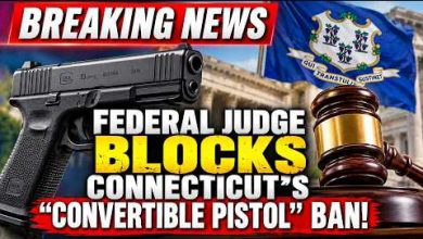 MASSIVE 2A WIN: Connecticut’s New Gun Ban Halted!