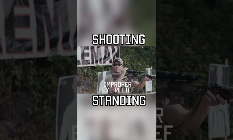 How to shoot a rifle while standing correctly #military #militaryeverything #tips