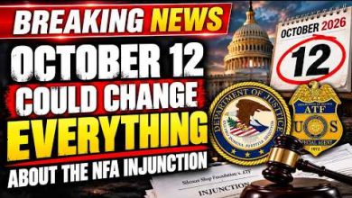 BREAKING: DOJ Now Has Until October 12 — ATF’s NFA Guidance Could Come First