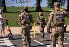 A National Guard Member Deployed to Washington, DC, Is Arrested on Firearms Charge