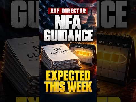 BREAKING: ATF Director Says NFA Guidance Expected THIS WEEK #2ndamendment #atf #firearms